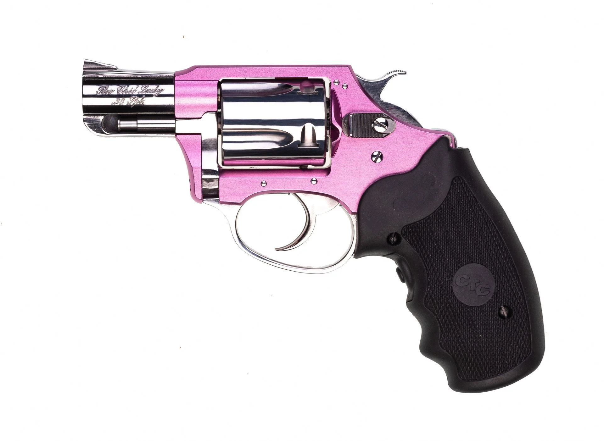 Charter Arms CHIC LADY .38 Special 5rd Revolver Pink 1 Charter Arms CHIC LADY .38 Special 5rd Revolver Pink