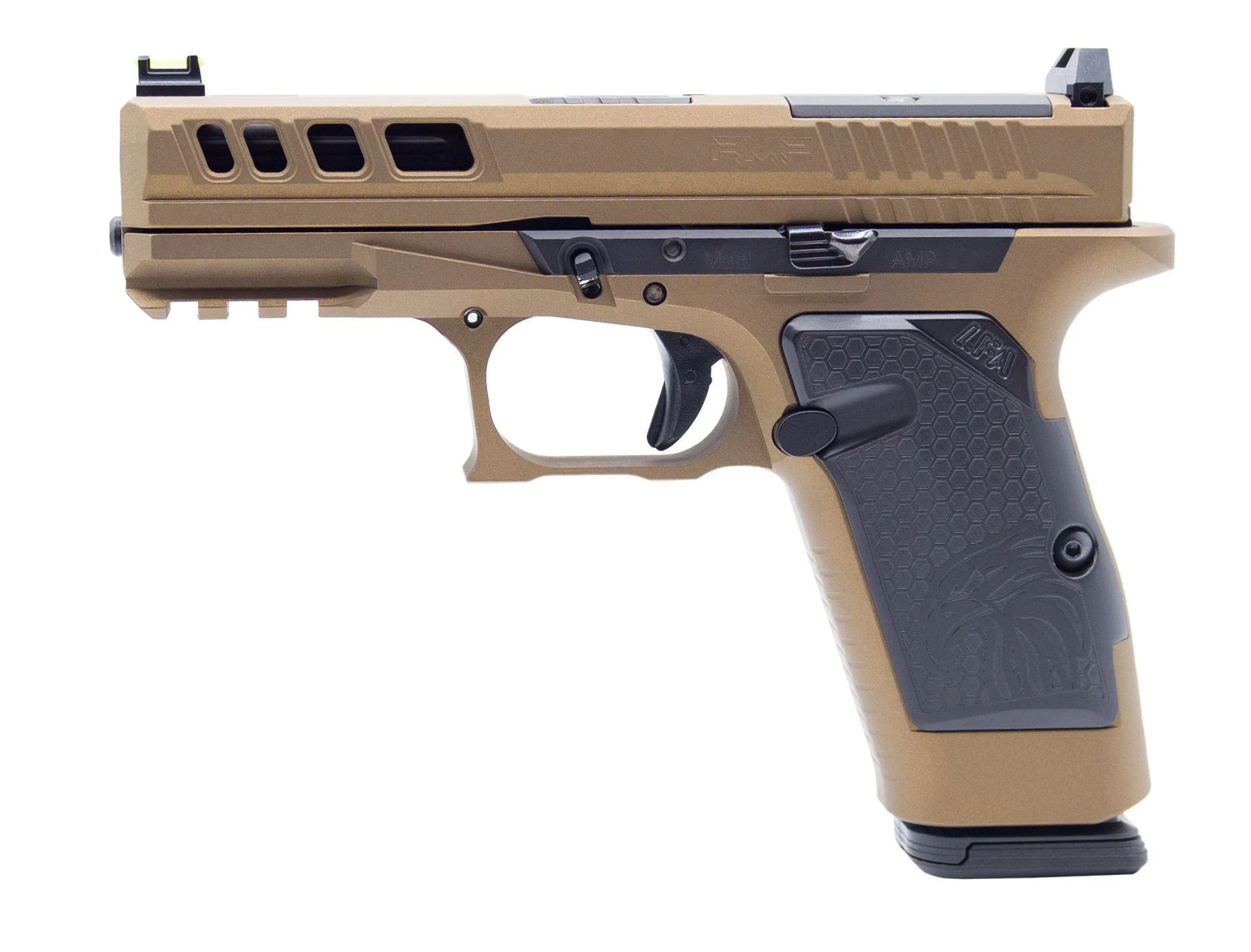 LFA LF AMPX Pistol G19X Frame 9mm 3.9 in. Barrel 17Rd Burnt Bronze 2 LFA LF AMPX Pistol G19X Frame 9mm 3.9 in. Barrel 17Rd Burnt Bronze - Image 2