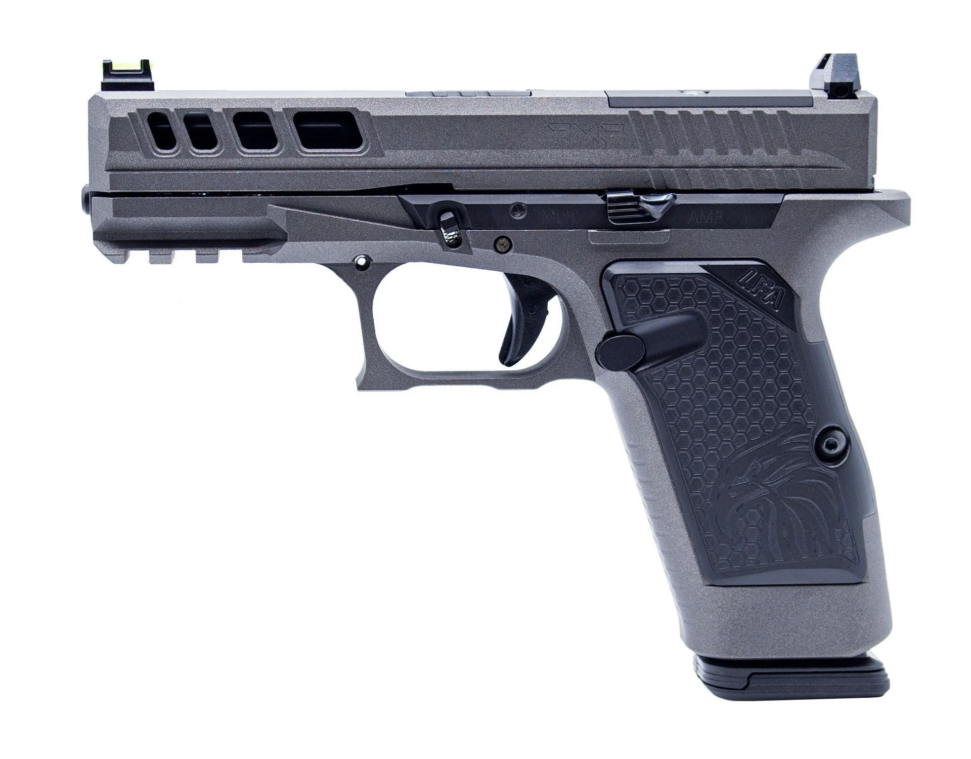 LFA LF AMPX Pistol G19X Frame 9mm 3.9 in. Barrel 17Rd Tungsten 2 LFA LF AMPX Pistol G19X Frame 9mm 3.9 in. Barrel 17Rd Tungsten - Image 2