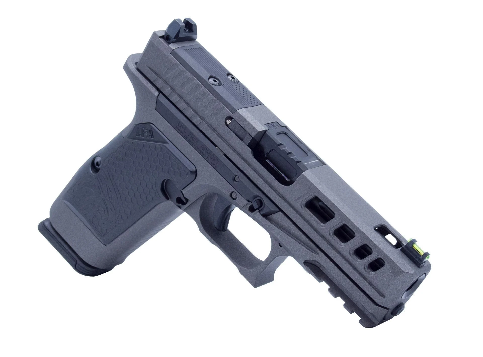 LFA LF AMPX Pistol G19X Frame 9mm 3.9 in. Barrel 17Rd Tungsten 3 LFA LF AMPX Pistol G19X Frame 9mm 3.9 in. Barrel 17Rd Tungsten - Image 3