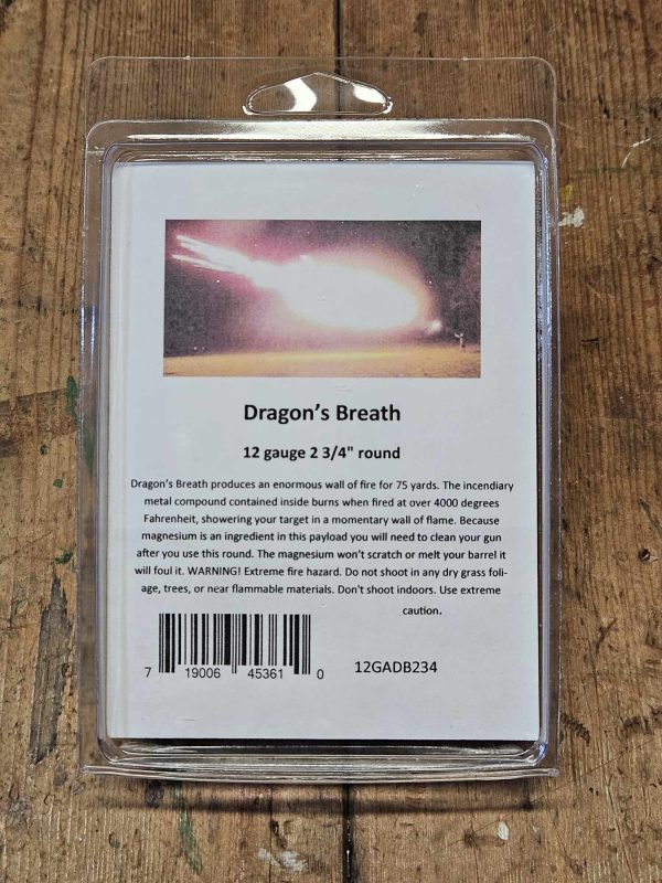 12 gauge dragons breath 3 pack