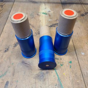37MM Complete DRAGON EGGS Rounds In BLUE Casings