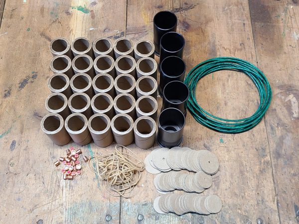 PREMIUM 37MM BIRD BANGER RELOADING KIT 25 COUNT 2.25 INCH TUBE