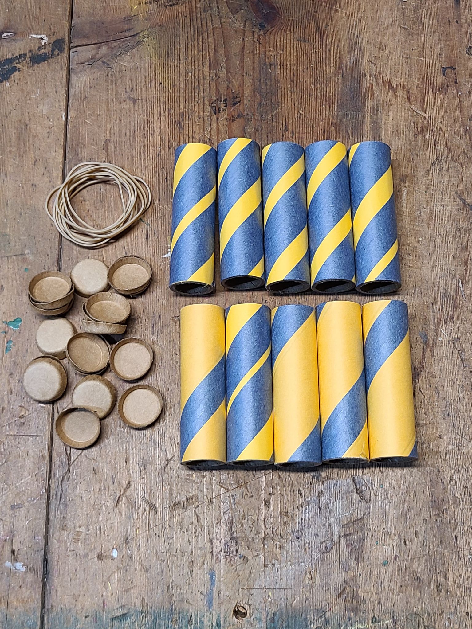 26.5mm Tube Kit Gray and Yellow 10 Count