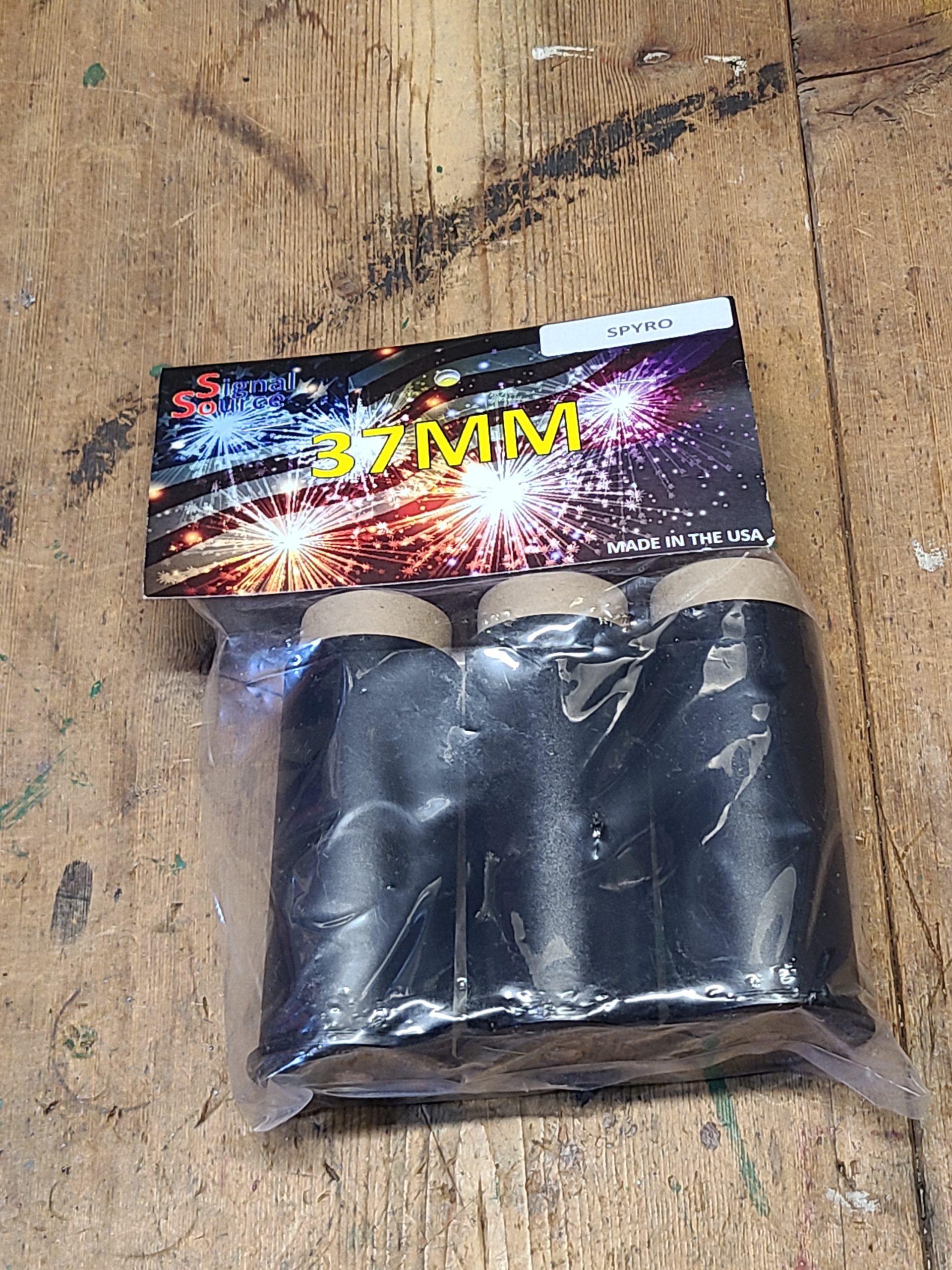 COMPLETE 37MM SPYRO SIGNAL WITH MILLED IN POWDER CUP CASING