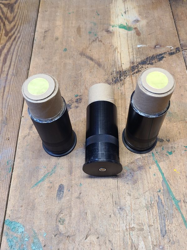 37MM Complete WHISTLE PIG Rounds In Back Casings