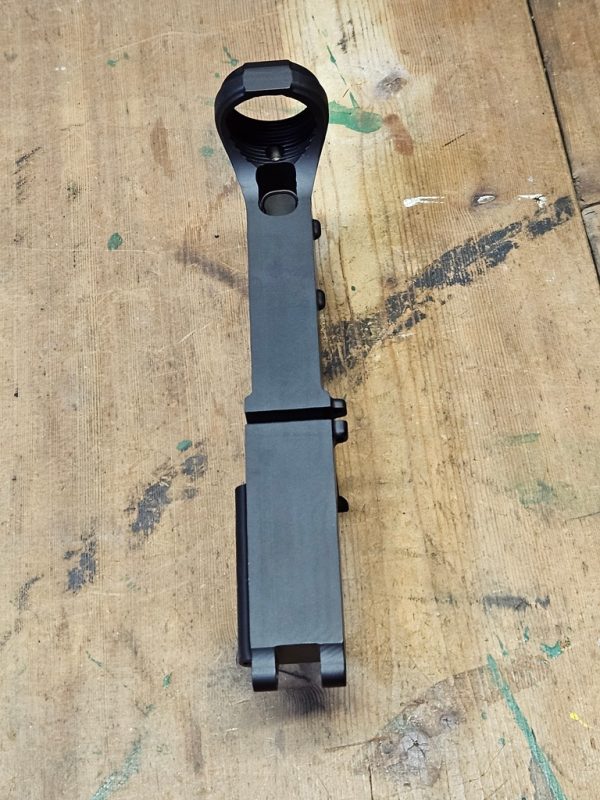 ARES SHRIKE FIGHTLITE MCR-060 AR15 Belt Fed 80% lower receiver MIL-SPEC Black Anodizing FINISH With BULLET MARKINGS - Image 3