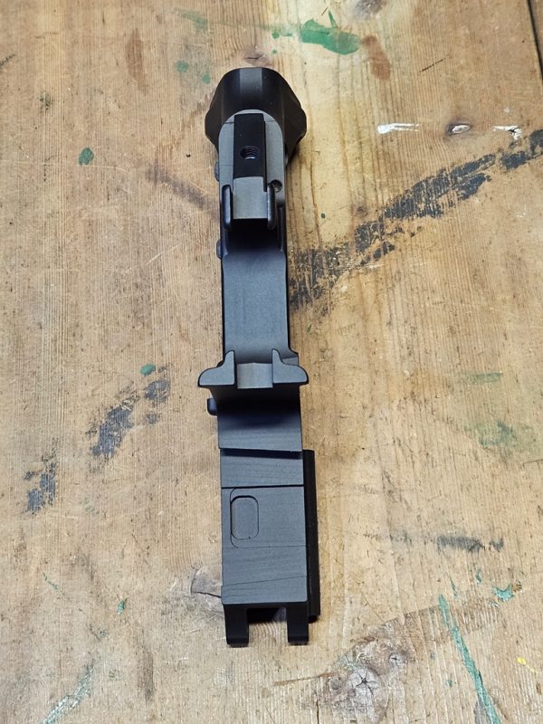ARES SHRIKE FIGHTLITE MCR-060 AR15 Belt Fed 80% lower receiver MIL-SPEC Black Anodizing FINISH With BULLET MARKINGS - Image 4
