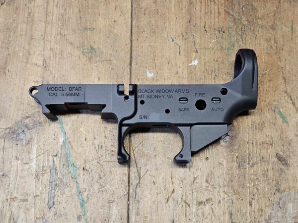 Purpose Built AR-15 Belt Fed 100% lower receiver (BFAR). For AR-15, 556, ARES, BELT FED UPPER, fightlite, MCR, SHRIKE