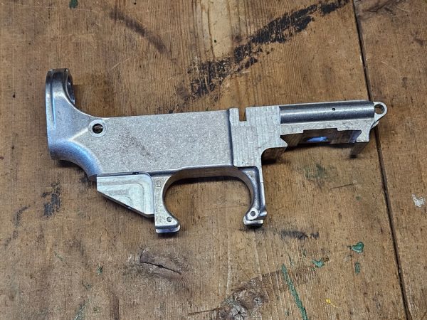 ARES SHRIKE FIGHTLITE MCR-060 AR15 Belt Fed 80% lower receiver RAW  FINISH - Image 3