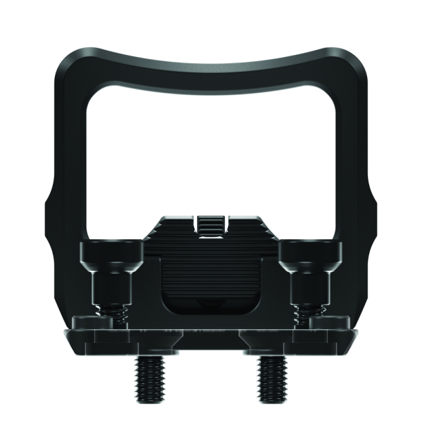 Radian Weapons Guardian+Six Combo Optic Guard & BackUp Iron Sights for Glock MOS Trijicon RMR Black