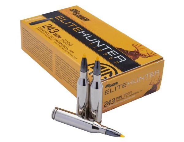 AMMO 243 WIN 90GR ELITE TIPPED HUNTING BOX/20