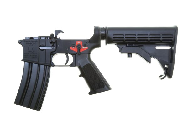 Franklin Armory BFSIII Equipped M4-BLR Complete AR15 Lower Receiver - Black | Installed BSFIII Trigger | M4 Rifle Buttstock