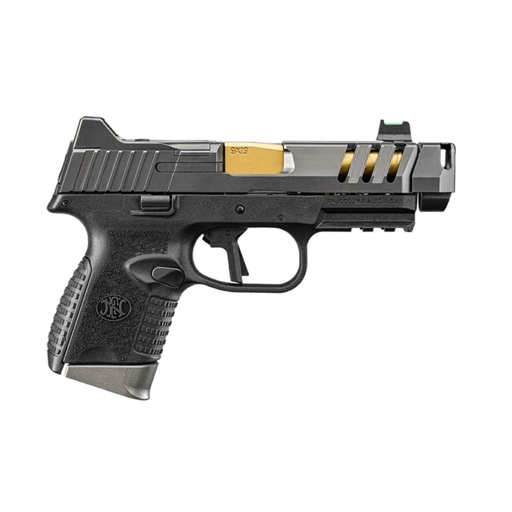 FN 509 Cc Edge Handgun 9mm Luger 12rd (1) & 15rd (2) Magazines 4.2" Barrel Black Nms