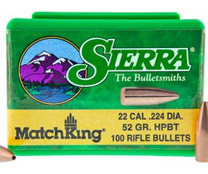 SIERRA MATCHKING .224 52GR 100CT