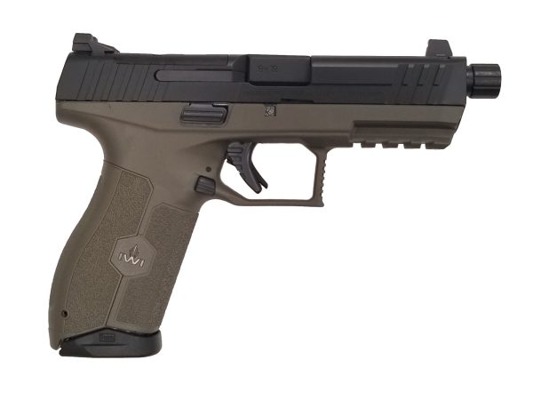 IWI MASADA Optics Ready Pistol - OD Green | 9mm | 4.6" Threaded Barrel | 17rd