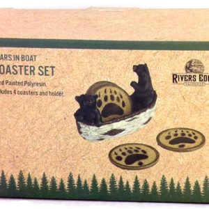 RIVERS EDGE BEARS IN A BOAT