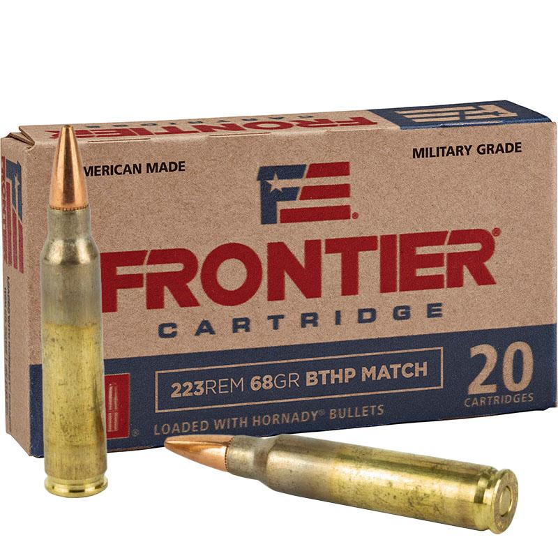 HORNADY Frontier Rifle Ammunition .223 Rem 68 Gr Bthp-match 20/ct