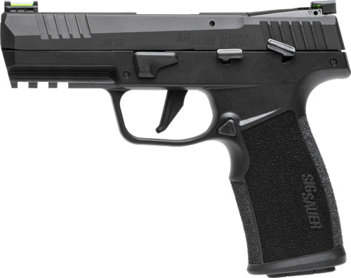 SIG P322 22lr 4" Adj Sight - Opt Rdy (2)20rd Polymer/black