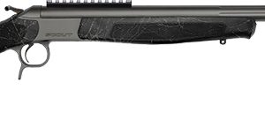 CVA SCOUT TD 350 LEGEND 20" - W/RAIL TUNGSTEN/BLK WEB