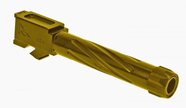 Rival Arms V1 Threaded Gold Barrel for Glock Model 17 Gen3/4