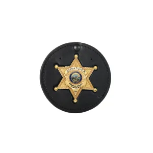 3 Circle Recessed Badge Holder with Clip