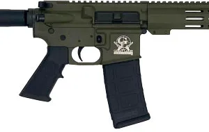 GLFA AR15 PISTOL 223 WYLDE - 7.5" STAINLESS BBL OD GREEN