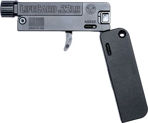 TRAILBLAZER Lifecard 22lr - Single Shot Poly Threaded Blk