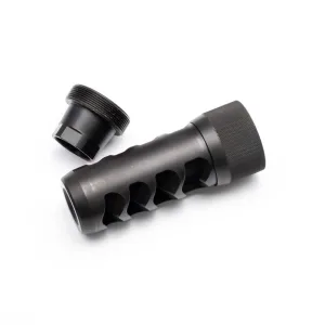 Area 419 Sidewinder Magnum Self Timing Muzzle Brake 30 cal 3/4-24 Thread Black Nitride