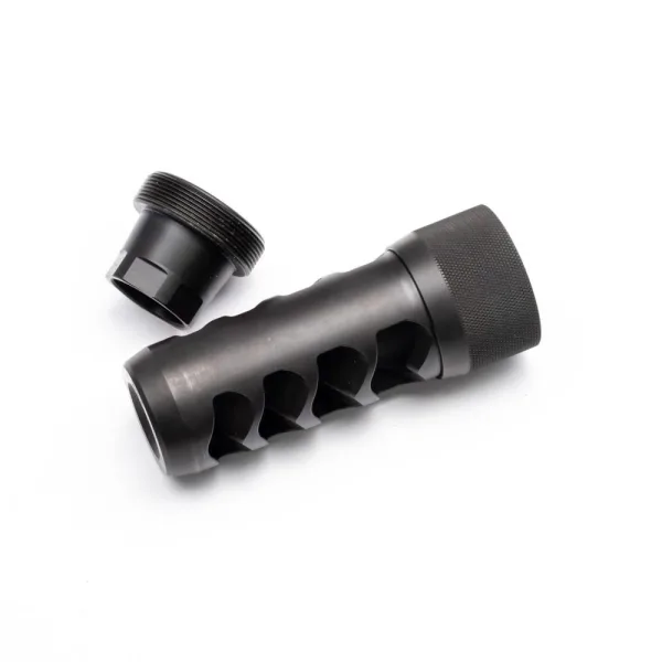 Area 419 Sidewinder Magnum Self Timing Muzzle Brake 30 cal 3/4-24 Thread Black Nitride