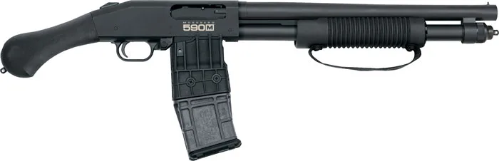 MOSSBERG 590m Shockwave 12ga - 15" 10rd 2.75" Blued/syn