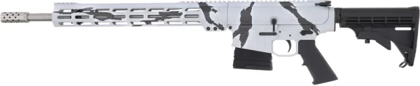 GLFA AR10 RIFLE 308 WIN 18" - S/S BBL 10RD PURSUIT SNOW CAMO - Image 2