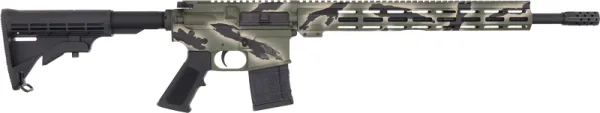 GLFA AR15 450 BUSHMASTER - 18" NIT BBL PURSUIT GREEN CAMO