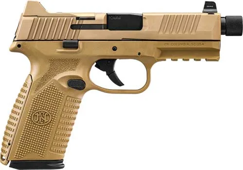 FN 510 Tactical 10 Mm Nms - 2-10 Rd Mag Ns Fde
