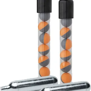 SABRE PEPPER BALL PROJECTILES - 14 LIVE/2 CO2 CARTRIDGES .68