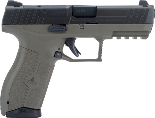 IWI MASADA 9MM 4.1" 3-DOT - OPTICS READY 2-10RD MAG OD GRN