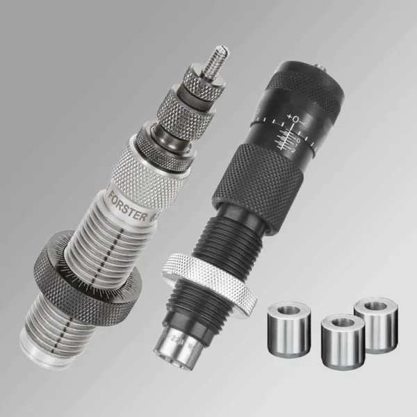 Forster Bushing Full Length Sizing Die Bench Rest Ultra Micrometer Seater Die and 3 bushings (274 272 270) 6 Creedmoor