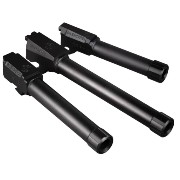 SilencerCo Threaded Barrel for Glock 23 40 S&W 9/16x24 4.5" Black