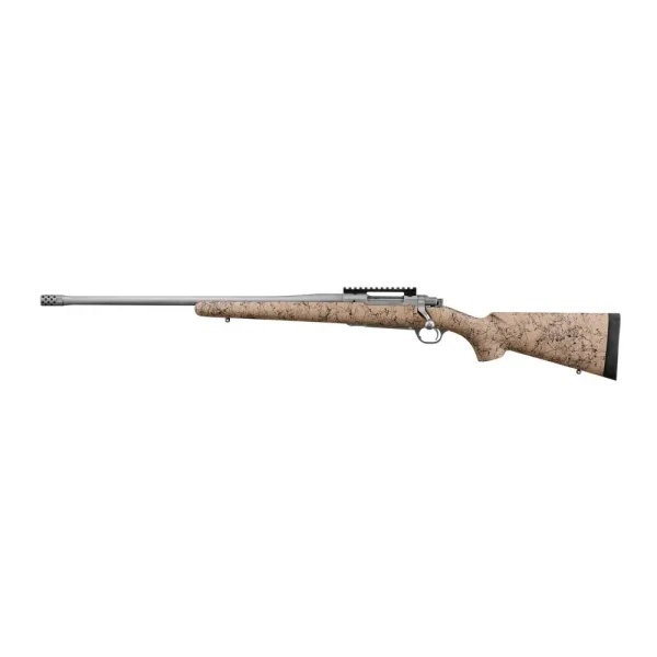Ruger Hawkeye FTW Hunter Left Handed Rifle 6.5 PRC 4rd Magazine 24" Barrel Tan and Black Speckled