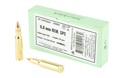 S&B 6.8spc 110gr Fmj 20/1000