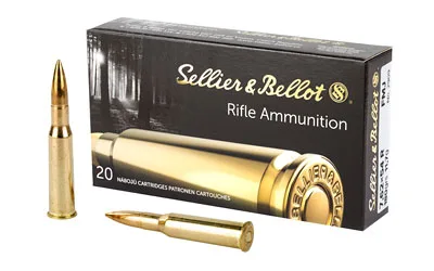 S&B 762x54r 180gr Fmj 20/400