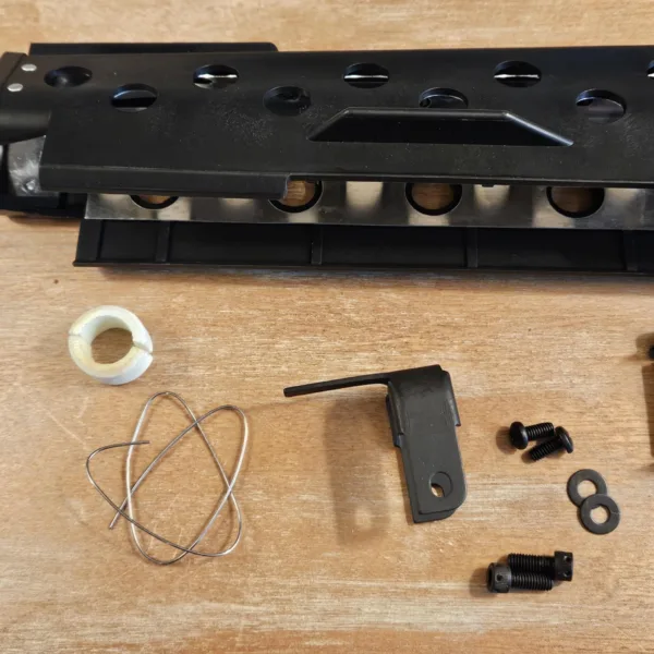 LMT M203 mounting kit, rifle-length M203 mount, A2 rifle M203 kit, grenade launcher accessories, LMT Defense, Pathfinder Militaria side 1