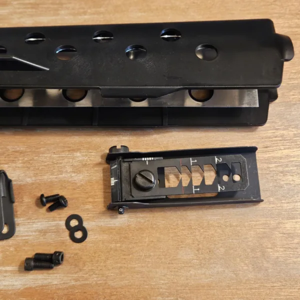 LMT M203 mounting kit, rifle-length M203 mount, A2 rifle M203 kit, grenade launcher accessories, LMT Defense, Pathfinder Militaria side 2