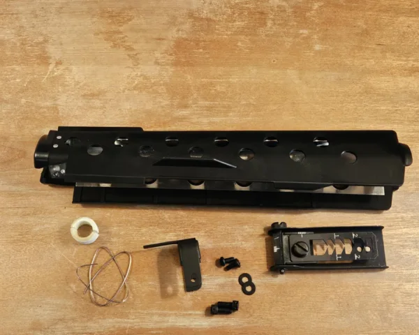 LMT M203 mounting kit, rifle-length M203 mount, A2 rifle M203 kit, grenade launcher accessories, LMT Defense, Pathfinder Militaria side 5