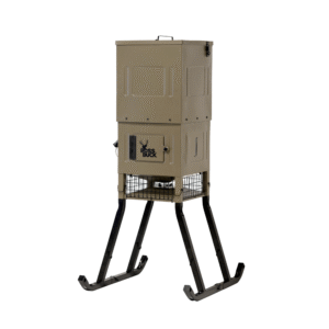 Boss Buck Fill Sled Feeder with Diverter Plate and Solar Panel 300lb Motor Freight Only