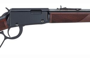 HENRY MARES LEG PISTOL 22WMR - 12.875" BLUED WALNUT