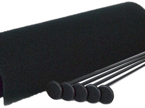 GSS SMALL RIFLE ROD KIT 5 BLK - RIFLE RODS .22 CAL 19"X15"