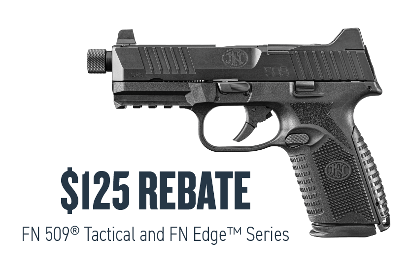 2024 Spring into Savings With A New FN March 1st - May 16th 3 FN 509 tactical and FN edge pistol