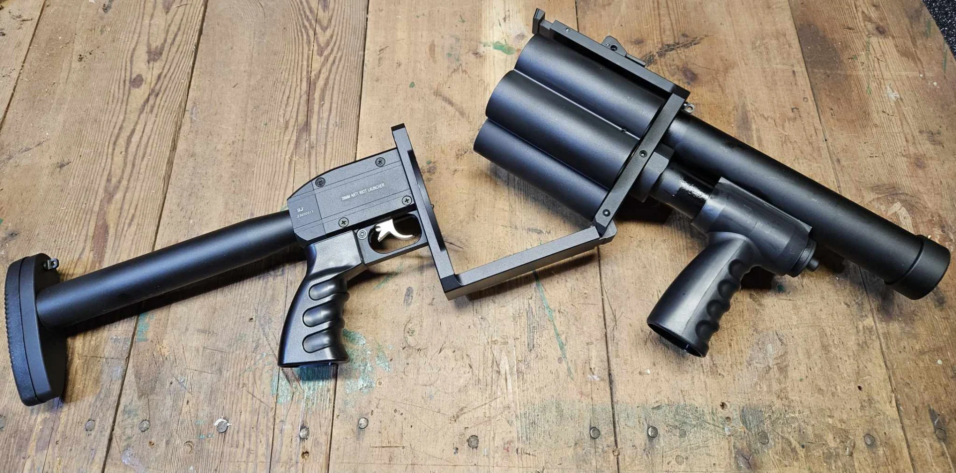 BAD ASS 6 Shot Rotary Tactical 37mm/38mm Launcher 3 BAD ASS 6 Shot Rotary Tactical 37mm/38mm Launcher - Image 3