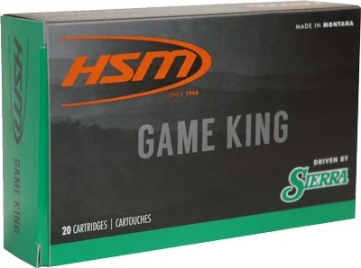 HSM 338 WIN MAG 250GR - GAME KING 20RD 20BX/CS 1 HSM 338 WIN MAG 250GR - GAME KING 20RD 20BX/CS